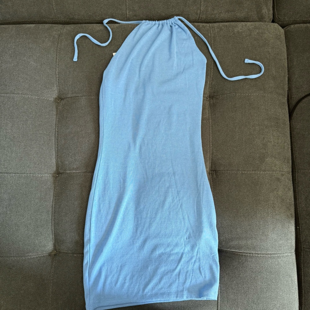 H&M Light Blue Mini Dress